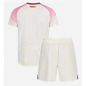 Bayer Leverkusen Udebanetrøje Børn 2025-26 Kortærmet (+ Korte bukser)